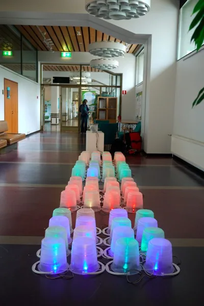 Illuminated lakes — view 5